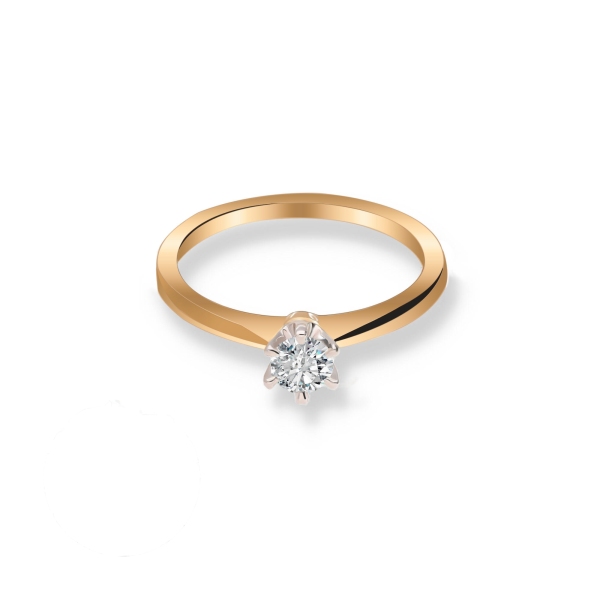 Pierścionek Złoty Z Brylantem 0,30ct RS0226