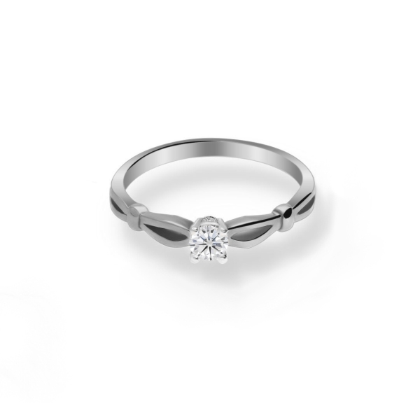 Pierścionek Złoty Z Brylantami 0,16ct RS0421