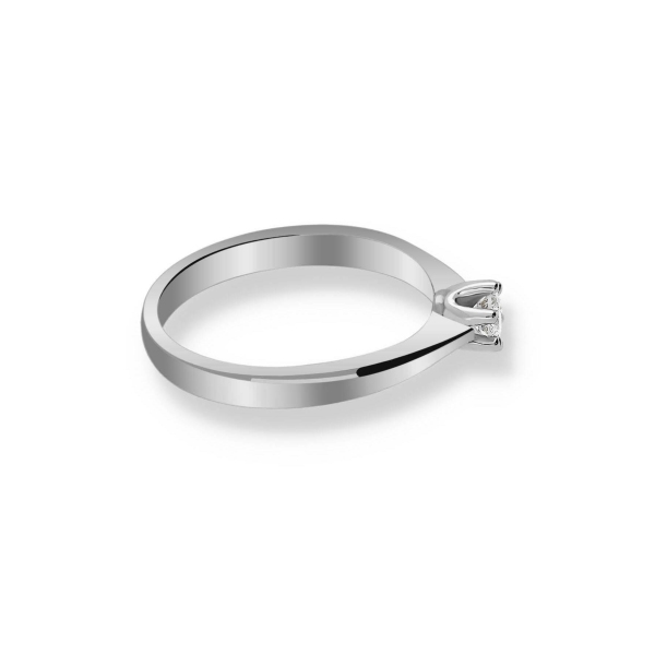 Pierścionek Złoty Z Brylantem 0,15ct RS0348