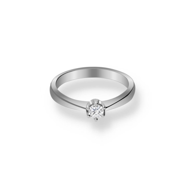 Pierścionek Złoty Z Brylantem 0,15ct RS0348