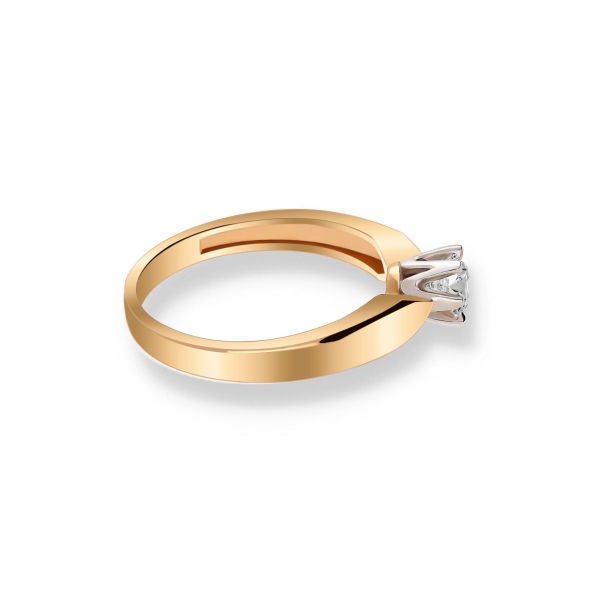 Pierścionek Złoty Z Brylantem 0,30ct RS0041