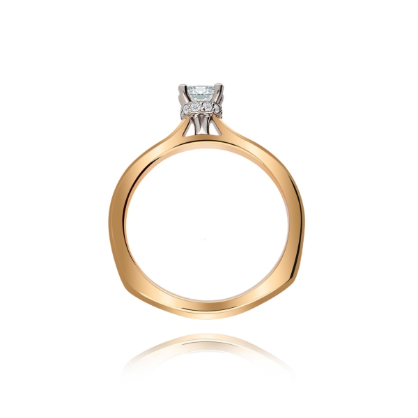 Pierścionek Złoty Z Brylantami 0,34ct RSTB59