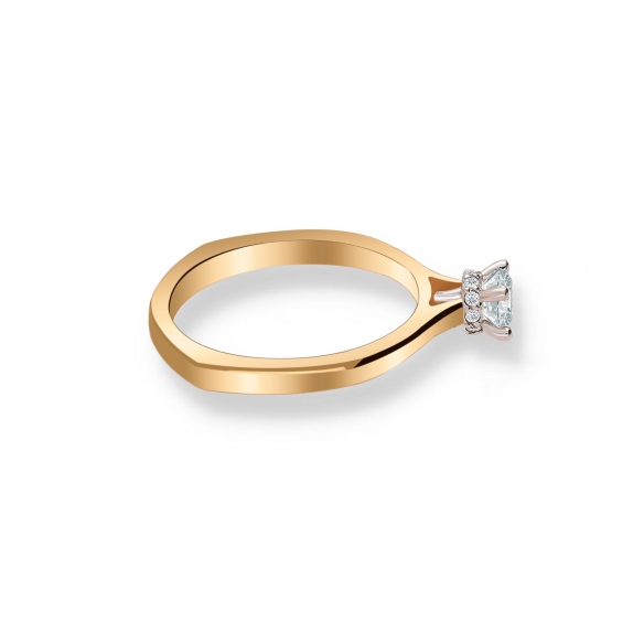 Pierścionek Złoty Z Brylantami 0,34ct RSTB59