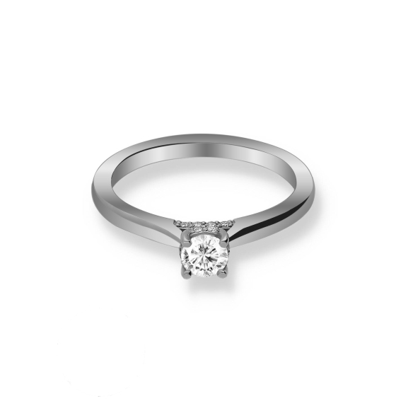 Pierścionek Złoty Z Brylantami 0,38ct RS0000