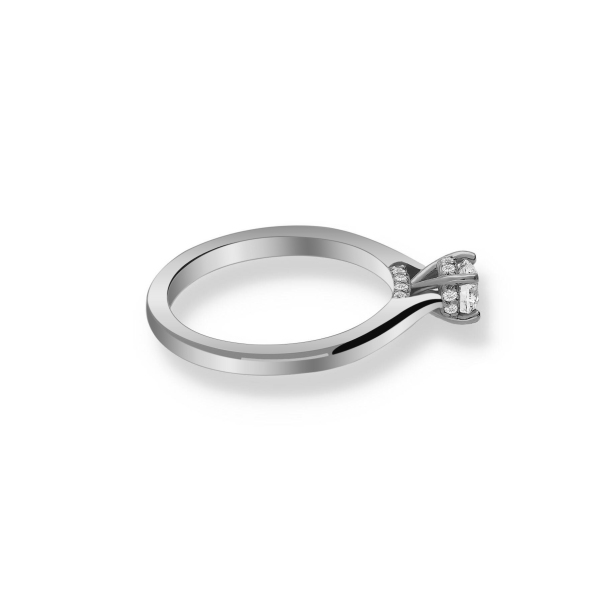 Pierścionek Złoty Z Brylantami 0,38ct RS0000