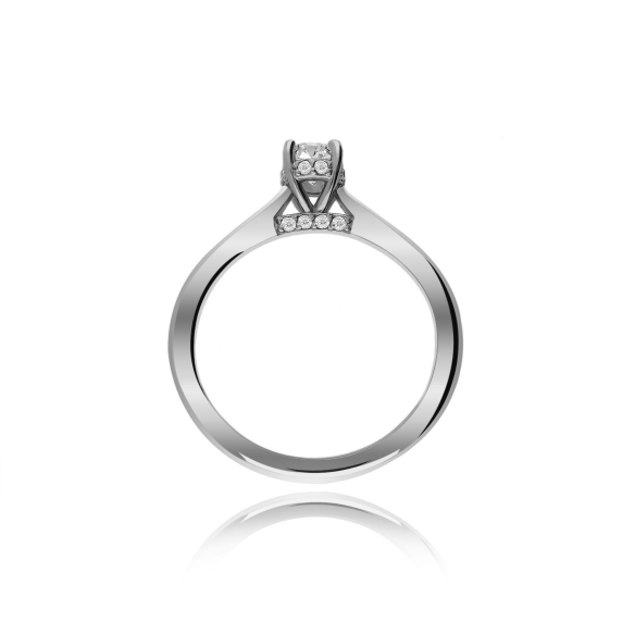 Pierścionek Złoty Z Brylantami 0,38ct RS0000