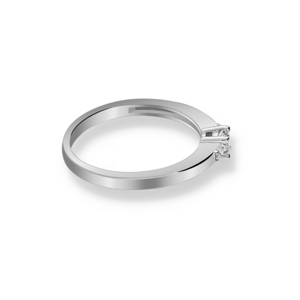 Pierścionek Złoty Z Brylantami 0,18ct RS0396