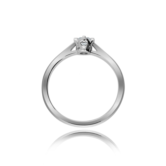 Pierścionek Złoty Z Brylantem 0,10ct RS0269