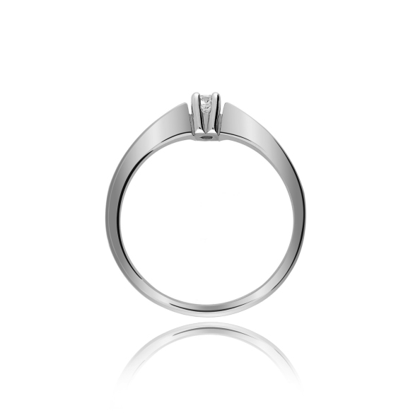 Pierścionek Złoty Z Brylantami 0,15ct RS0026