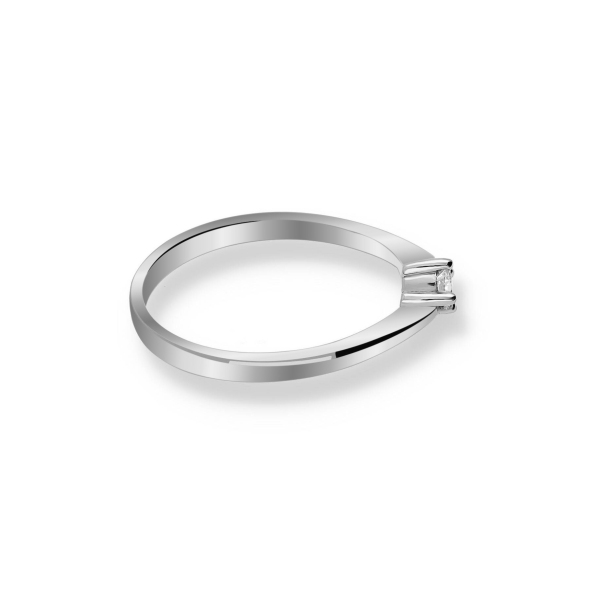 Pierścionek Złoty Z Brylantem 0,10ct RS0252