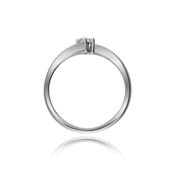 Pierścionek Złoty Z Brylantem 0,10ct RS0252