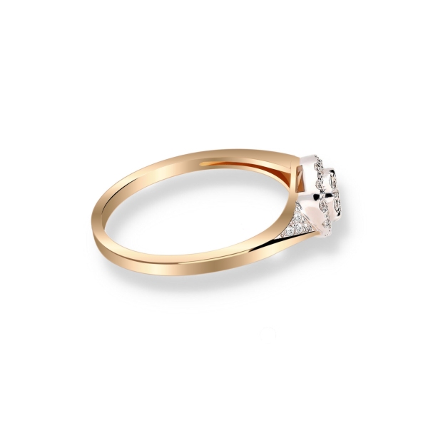 Pierścionek Złoty Z Brylantami 0,26ct RS0339