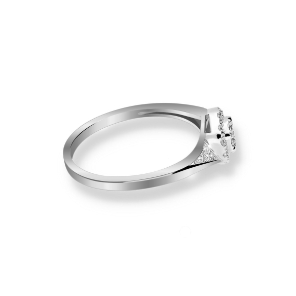 Pierścionek Złoty Z Brylantami 0,26ct RS0339