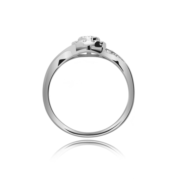 Pierścionek Złoty Z Brylantami 0,26ct RS0339