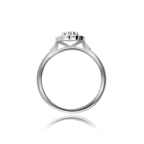 Pierścionek Złoty Z Brylantami 0,26ct RS0370