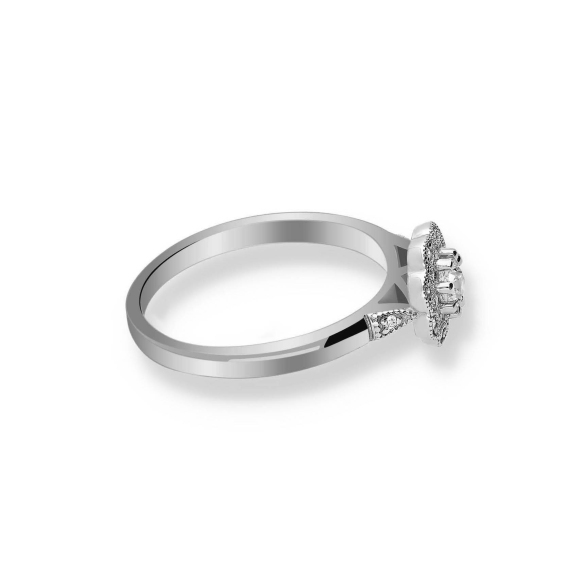 Pierścionek Złoty Z Brylantami 0,26ct RS0370