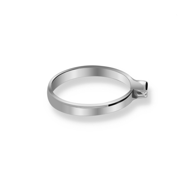 Pierścionek Złoty Z Brylantem 0,15ct RS0367