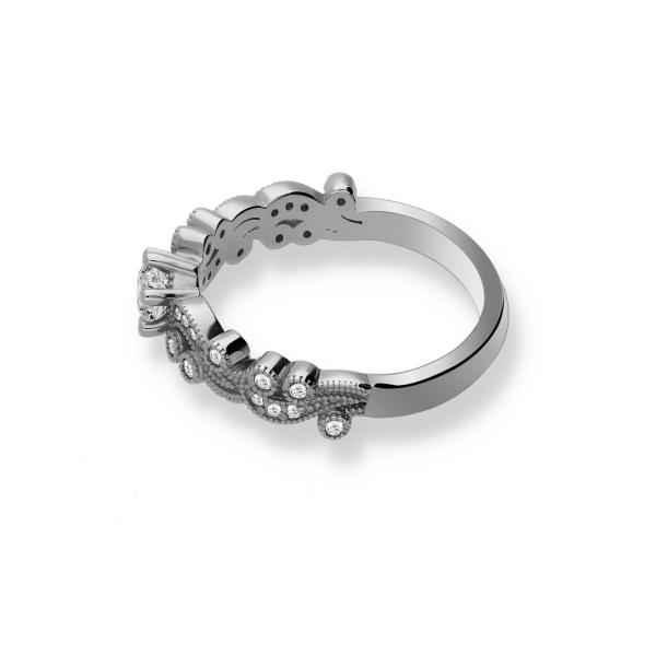 Pierścionek Złoty Z Brylantami 0,48ct RS0996