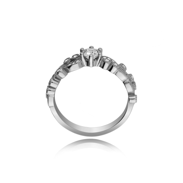 Pierścionek Złoty Z Brylantami 0,48ct RS0996