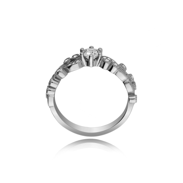 Pierścionek Złoty Z Brylantami 0,48ct RS0996