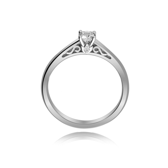 Pierścionek Złoty Z Brylantami 0,29ct RSTB52