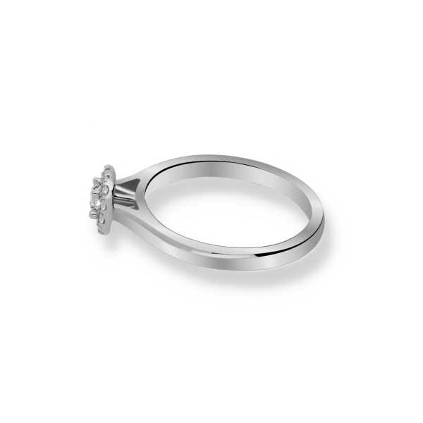 Pierścionek Złoty Z Brylantami 0,16ct RSTB997