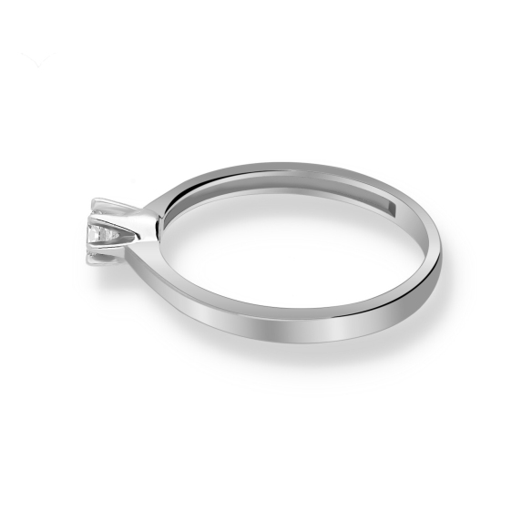 Pierścionek Złoty Z Brylantem 0,10ct RS0039