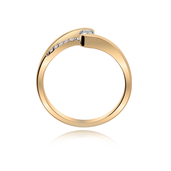 Pierścionek Złoty Z Brylantami 0,20ct RS0280