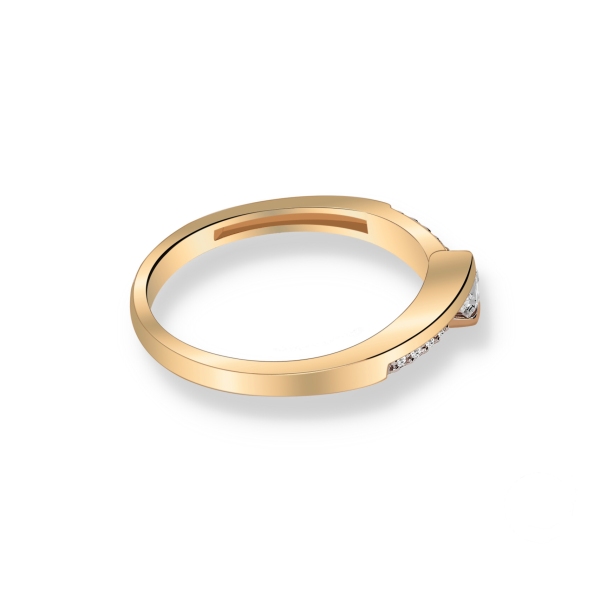 Pierścionek Złoty Z Brylantami 0,20ct RS0280