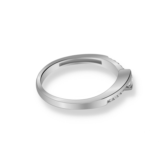 Pierścionek Złoty Z Brylantami 0,20ct RS0280