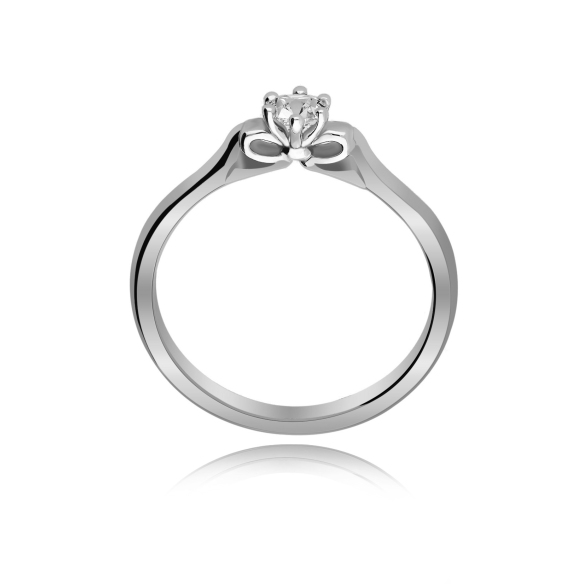 Pierścionek Złoty Z Brylantem 0,15ct RS0377