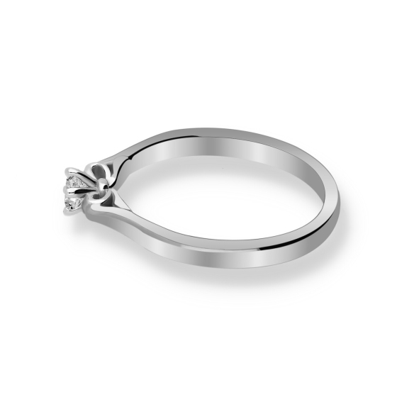 Pierścionek Złoty Z Brylantem 0,15ct RS0377