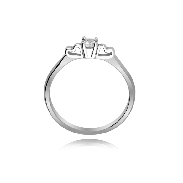 Pierścionek Złoty Z Brylantem 0,15ct RS0267