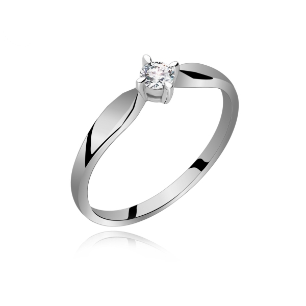 Pierścionek Złoty Z Brylantem 0,15ct RS0434