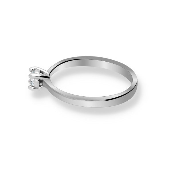 Pierścionek Złoty Z Brylantem 0,15ct RS0389