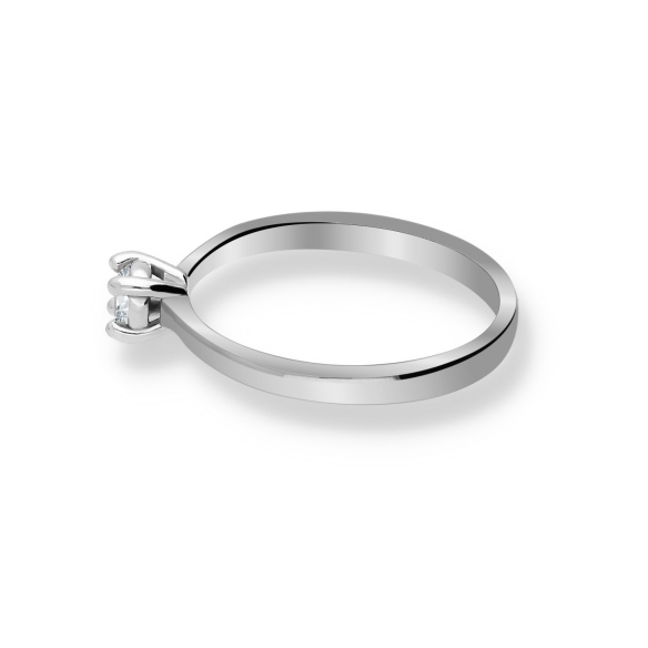 Pierścionek Złoty Z Brylantem 0,15ct RS0389