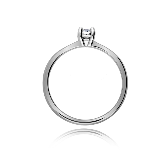 Pierścionek Złoty Z Brylantem 0,15ct RS0389