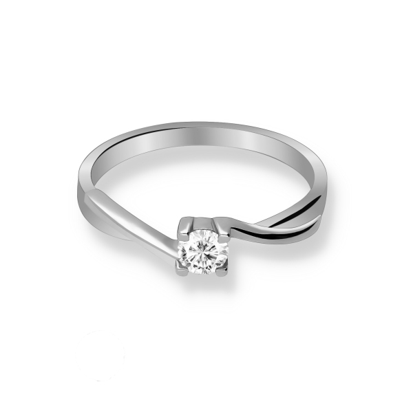 Pierścionek Złoty Z Brylantem 0,20ct RS0248