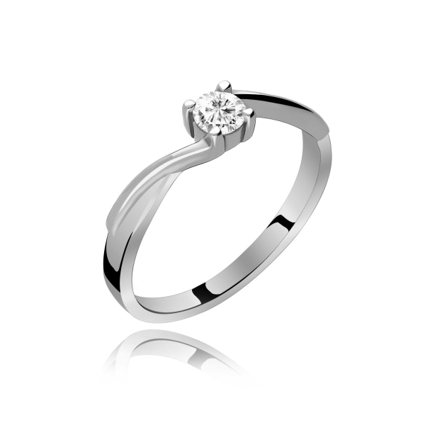 Pierścionek Złoty Z Brylantem 0,20ct RS0248