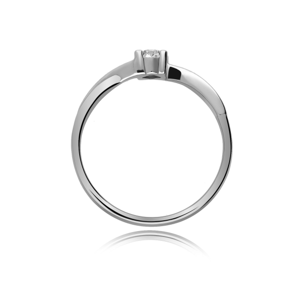 Pierścionek Złoty Z Brylantem 0,20ct RS0248