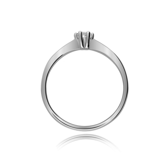 Pierścionek Złoty Z Brylantem 0,15ct RS0445
