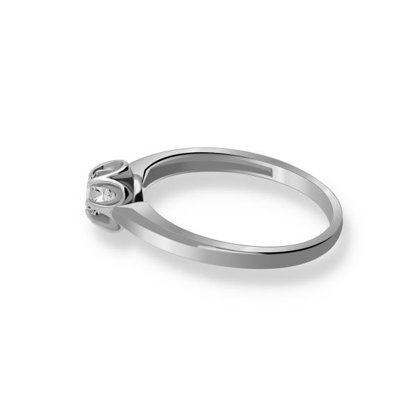 Pierścionek Złoty Z Brylantem 0,15ct RS0157