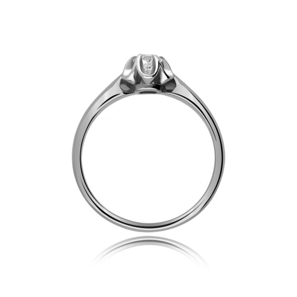 Pierścionek Złoty Z Brylantem 0,15ct RS0157
