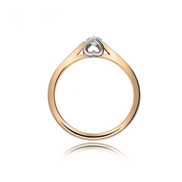 Pierścionek Złoty Z Brylantami 0,15ct RS0383BIS