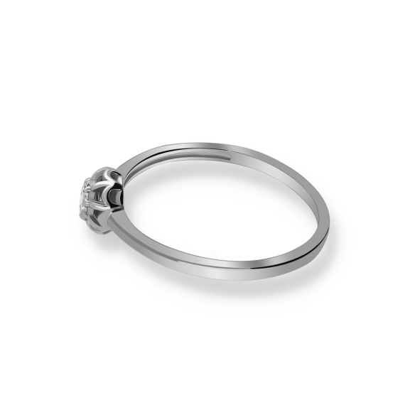 Pierścionek Złoty Z Brylantem 0,10ct RS0060