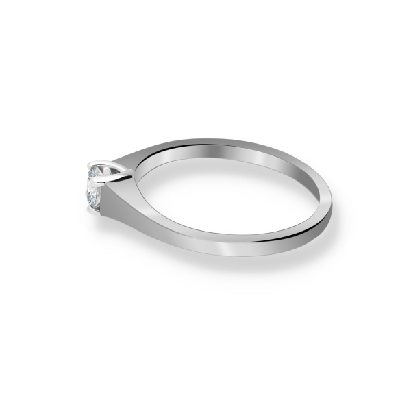 Pierścionek Złoty Z Brylantem 0,20ct RS0363