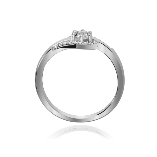 Pierścionek Złoty Z Brylantami 0,29ct RS0340