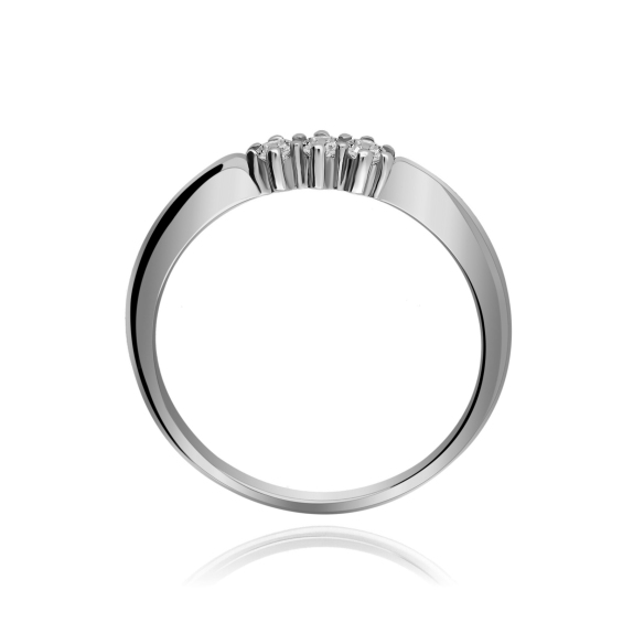Pierścionek Złoty Z Brylantami 0,12ct RS0052