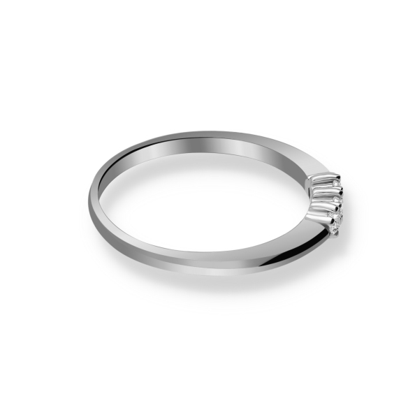 Pierścionek Złoty Z Brylantami 0,12ct RS0052