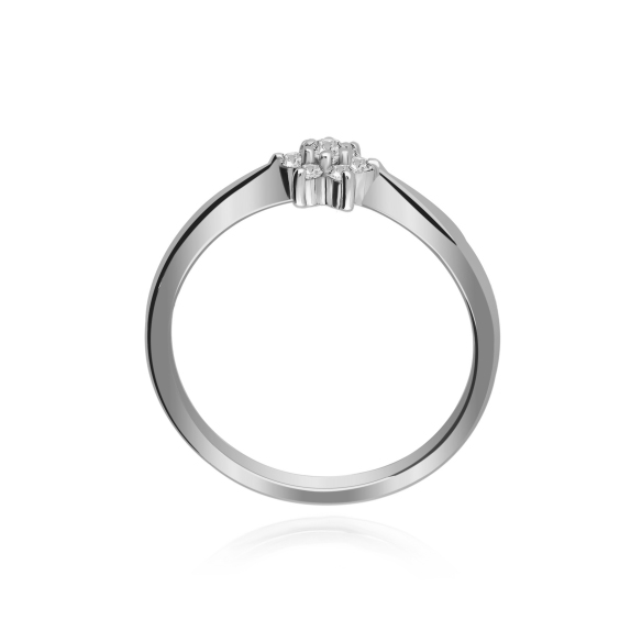 Pierścionek Złoty Z Brylantami 0,12ct RS0372